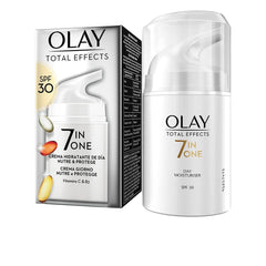 Olay Total Effects Crema Facial Hidratante Antienvejecimiento SPF30 Absorción Rápida