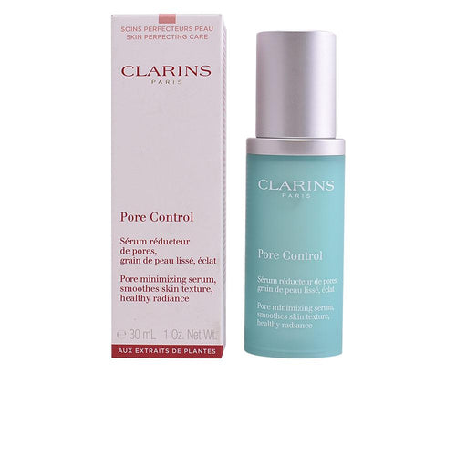 Clarins Pore Control Serum Strahlende Haut Sofort Glatt