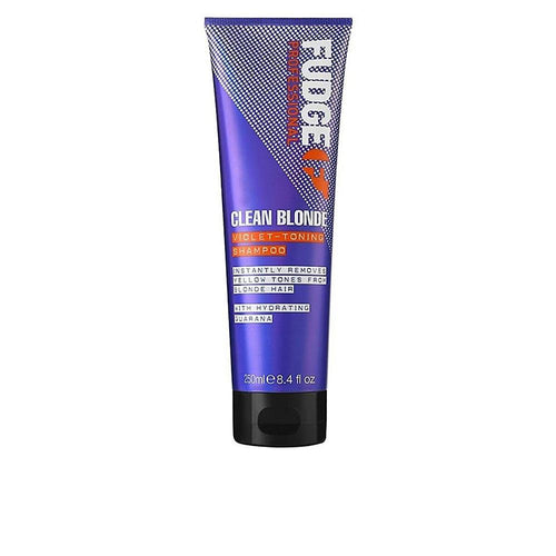 Fudge Professional Clean Blonde Violett Tönendes Shampoo Strahlende Blonde Haare