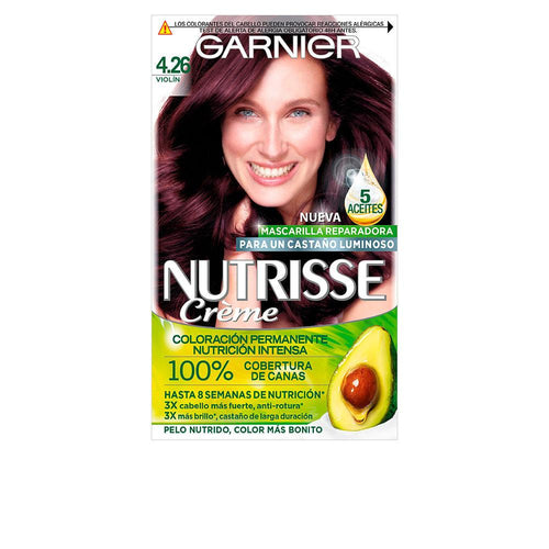 Garnier Nutrisse Crema Colorante Para Cabello Color Vibrante Y Nutritivo