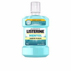 Listerine Mentol Suave Mouthwash 24 Hour Plaque Defense