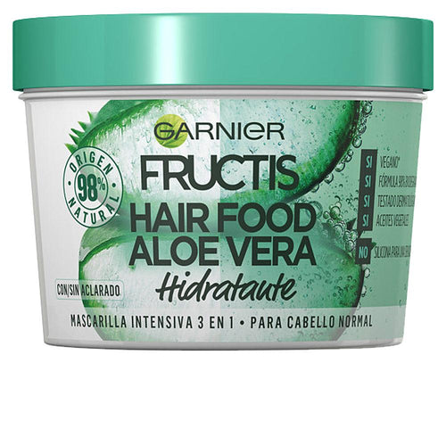 Garnier Fructis Hair Food Mascarilla Capilar Hidratante De Aloe Vera Fórmula 98% Natural Y Vegana