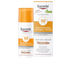 Eucerin Photoaging Control Crema Gel Solar Teñida Protección Total