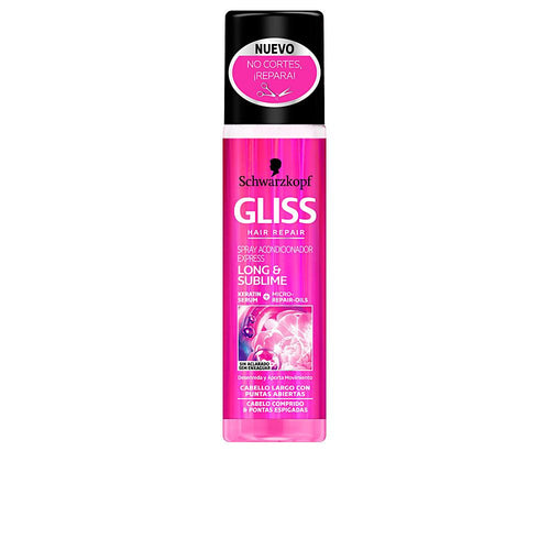 Schwarzkopf Mass Market Gliss Express Apres Shampoing Sans Rinçage Adieu Aux Fourches