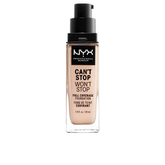 Nyx Professional Make Up Can't Stop Won't Stop Fond De Teint Full Coverage Teint Impeccable Toute La Journée