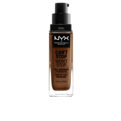 Nyx Professional Make Up Can't Stop Won't Stop Fond De Teint Full Coverage Teint Impeccable Toute La Journée