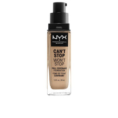 Nyx Professional Make Up Can't Stop Won't Stop Fond De Teint Full Coverage Teint Impeccable Toute La Journée