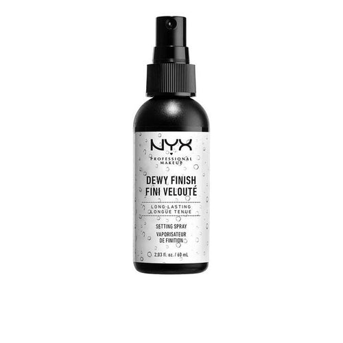 Nyx Professional Make Up Dewy Finish Spray Fixateur De Maquillage Longue Durée