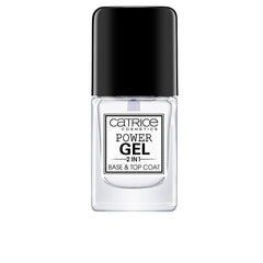 Catrice Power Gel 2 In 1 Base Y Top Coat Para Uñas Brillo Vegano Duradero