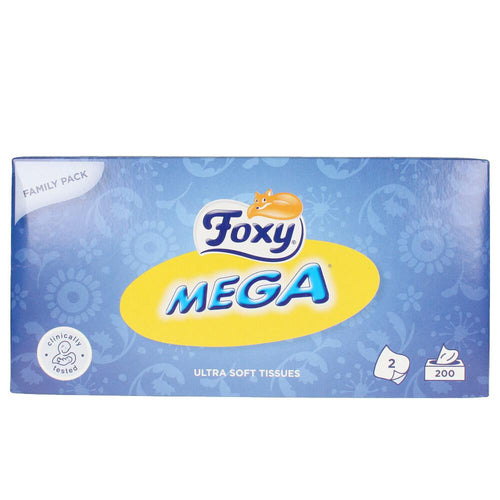 Foxy Facial Mega Mouchoirs Faciaux Élégance En Chaque Geste