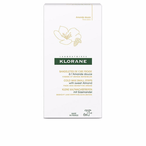 Klorane A La Almendra Dulce Cold Wax Strips Gentle And Effective Removal