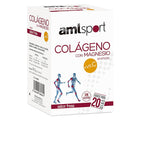 Amlsport Collagène Avec Magnésium Amlsport Complément Cosmétique Avec Vitamine C Saveur Fraise Peau Radieuse Et Nourrie