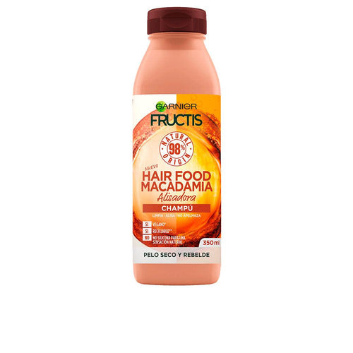 Garnier Fructis Hair Food Champú Macadamia Cabello Liso Y Hidratado