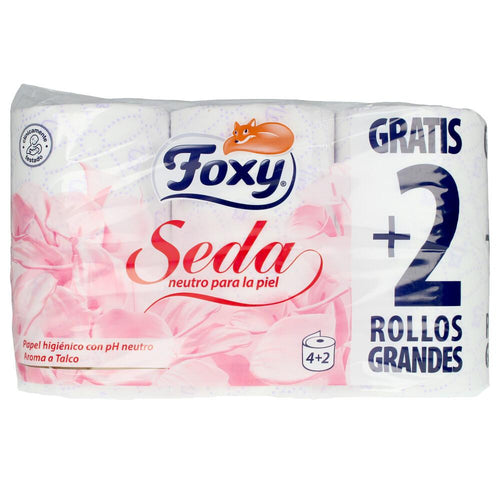 Foxy Seda Foxy Papier Hygiénique PH Neutre Parfum Talc Suprême Douceur Et Confort