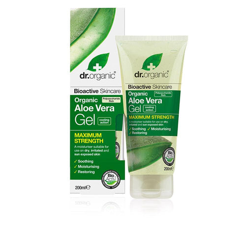 Dr Organic Aloe Vera Dr Organic Gel Cosmétique Soin Apaisant Hydratant