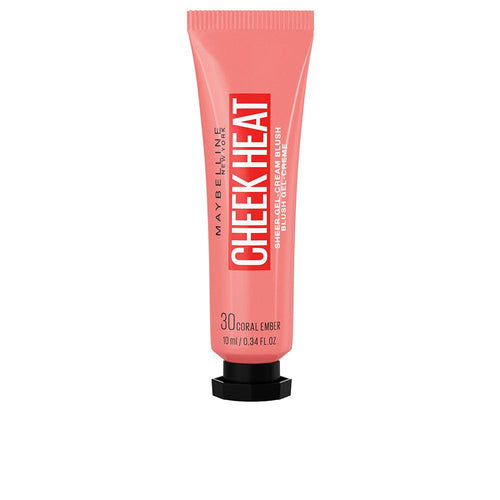 Maybelline Cheek Heat Gel Cream Blush Rose Flash Toque Translúcido Radiante Para Todos