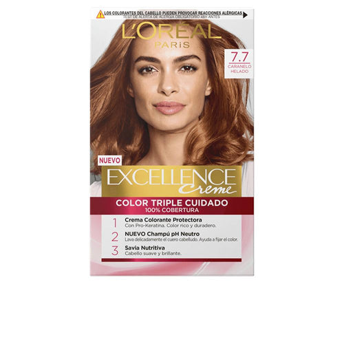 L'Oréal Paris Excellence Crema Tinte Para Color De Cabello Permanente Cobertura Total Canas