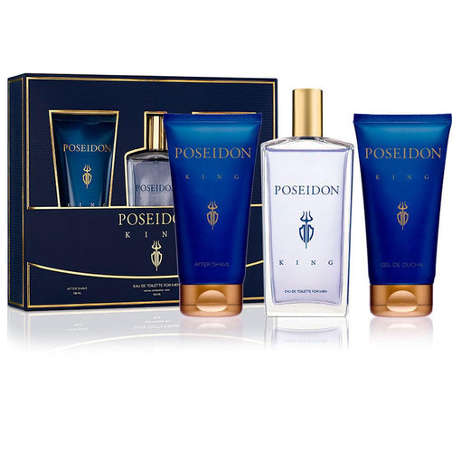 Poseidon Poseidon The King Perfume Eau De Toilette Set Captivating Woody Aroma