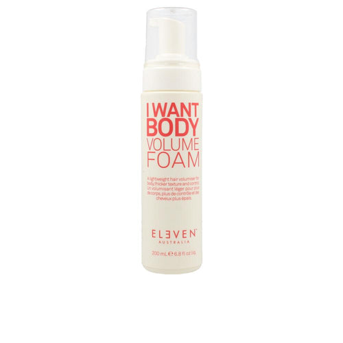 Eleven Australia I Want Body Haar Volumen Schaum Natürlicher Volumen Effekt Ohne Klebrigkeit