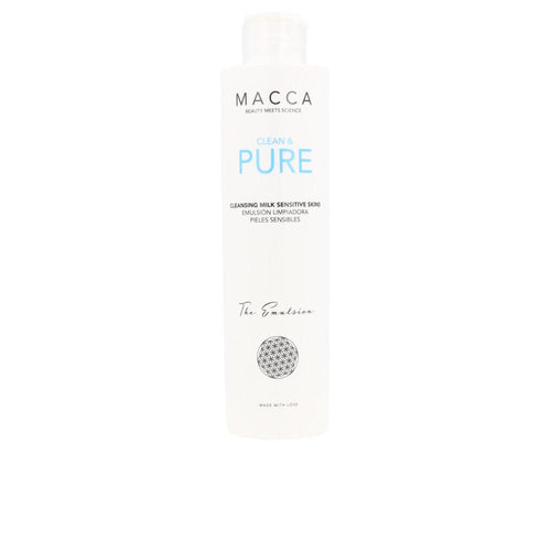 Macca Clean & Pure Lait Démaquillant Pour Peaux Sensibles Douceur Apaisante