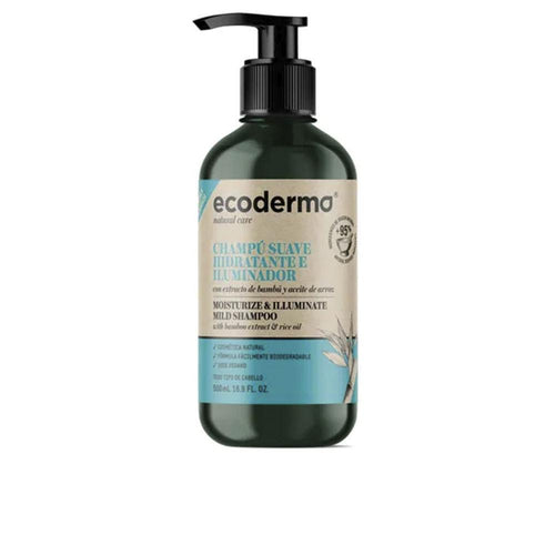 Ecoderma Eco Champú Shampoo Natürliche Feuchtigkeit Und Glanz