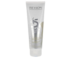 Revlon Revlonissimo Color Care Champú Acondicionante Para Cabello Rubio Protección De Color Duradera