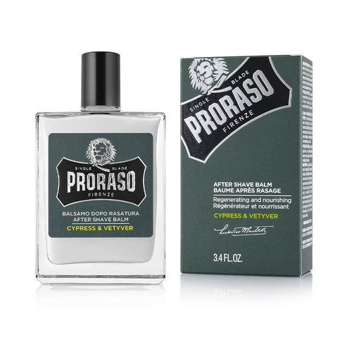 Proraso Cypress & Vetyver Baume Après Rasage Soin Vert Après Rasage