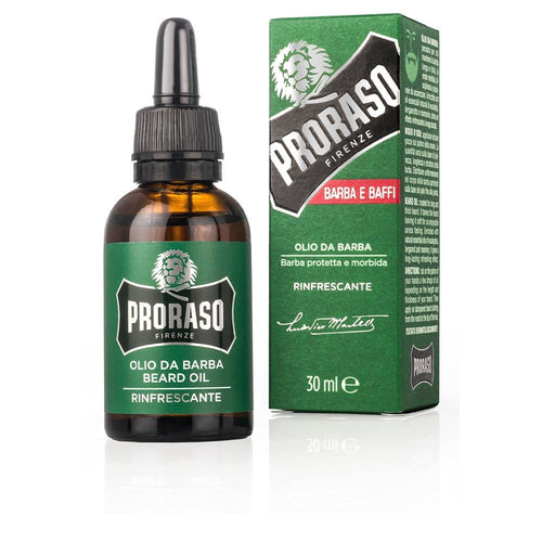 Proraso Rinfrescante Huile Pour La Barbe Green Collection