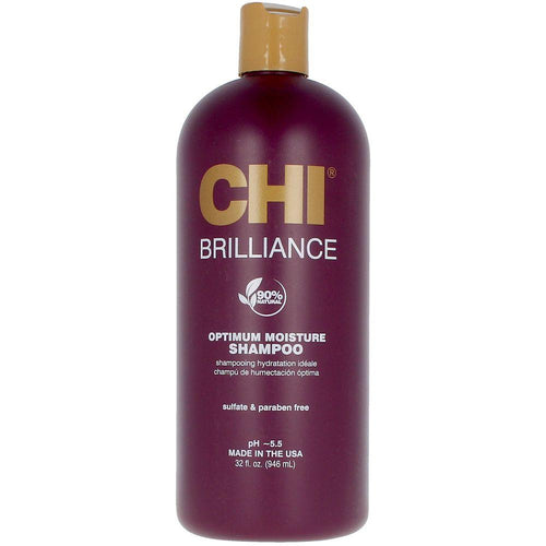 Farouk Chi Deep Brilliance Olive & Monoi Optimum Moisture Shampoo Nourish Your Hair Daily
