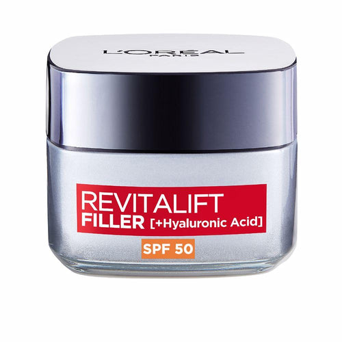 L'Oréal Paris Revitalift Crema De Día SPF 50 Con Ácido Hialurónico Hidratación Y Protección Total