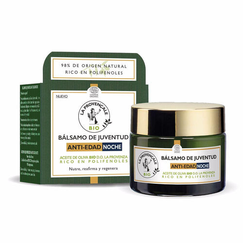 La Provençale Bio Bálsamo De Juventud Bio Night Cream Anti Aging Organic Olive Oil Power