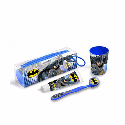 Cartoon Batman Dental Care Set Kids Happy Smile Always
