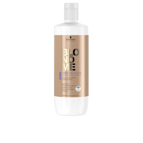 Schwarzkopf Blondme Cool Blondes Shampoo Neutralizzante 3D Bond Creation
