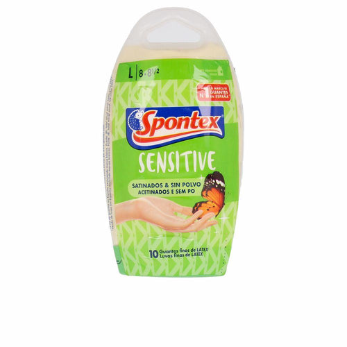 Spontex Latex Sensitive Gants Satinés Sans Poudre
