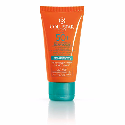 Collistar Perfect Tanning Crema Solar Rostro Protección Activa Carnosina Y Extracto Citrus