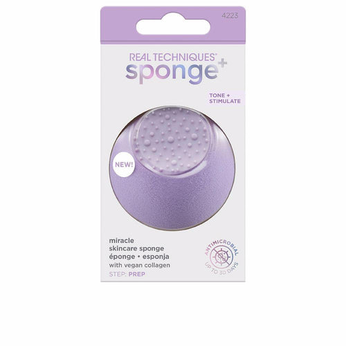 Real Techniques Sponge+ Spugna Cosmetica Pulizia Del Viso Perfetta
