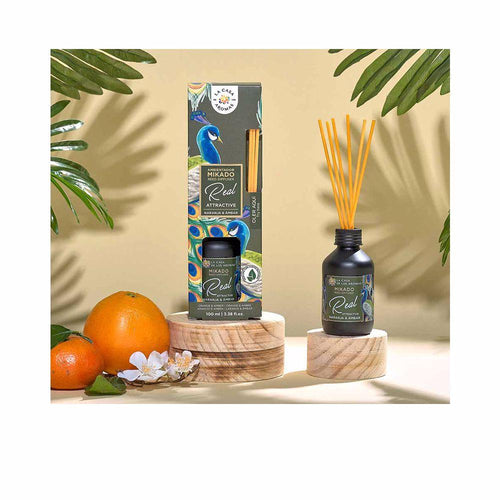 La Casa De Los Aromas Ambientador Ambientador Mikado Real Attractive Naranja Y Ámbar Fragancia Vibrante Atractiva