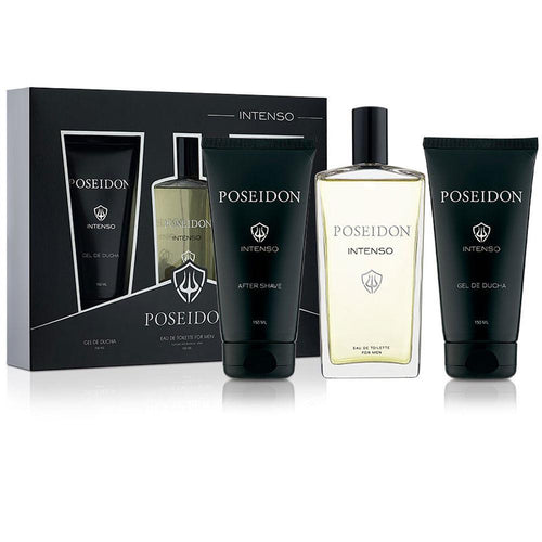 Poseidon Poseidon Intenso Profumo Eau De Toilette Set 3 Pz Eleganza Maschile Distintiva