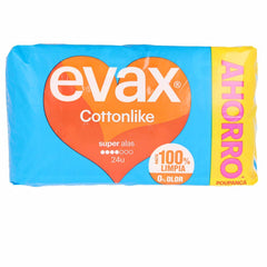 Evax Cottonlike Serviettes Hygiéniques Avec Ailes Protection Complète Contre Les Flux