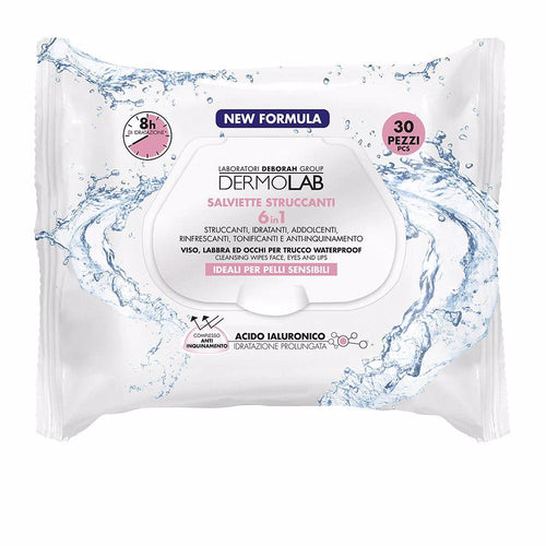 Deborah Dermolab Anti Pollution Facial Wipes 6 In 1