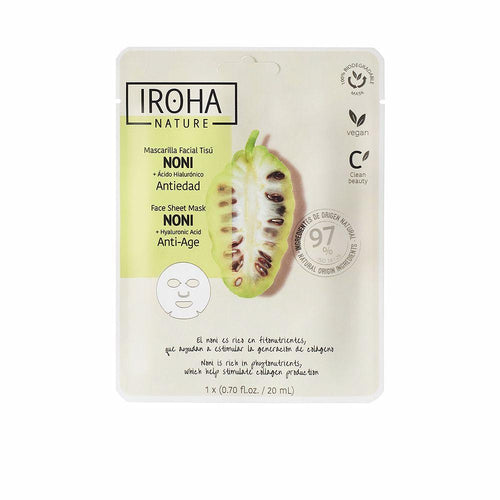 Iroha Nature Mask Facial Mask Anti Aging Noni 97 Natural Ingredients