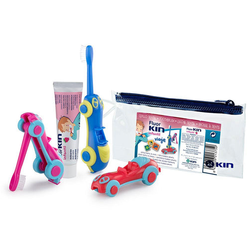 Kin Fluorkin Kids Hygiene Set Fun Car Design