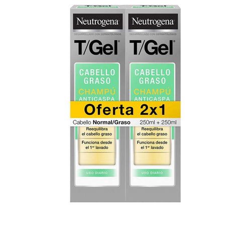 Neutrogena T/Gel Champú Anticaspa Para Cabello Graso Control Eficaz De La Caspa