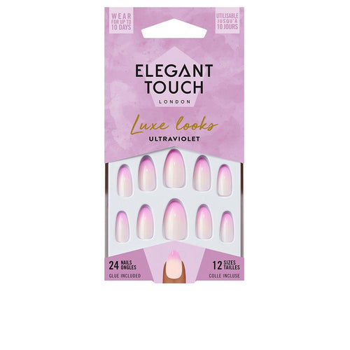 Elegant Touch Luxe Looks Kit De Manucure Ongles Stiletto Avec Colle Qualité Salon Ongles