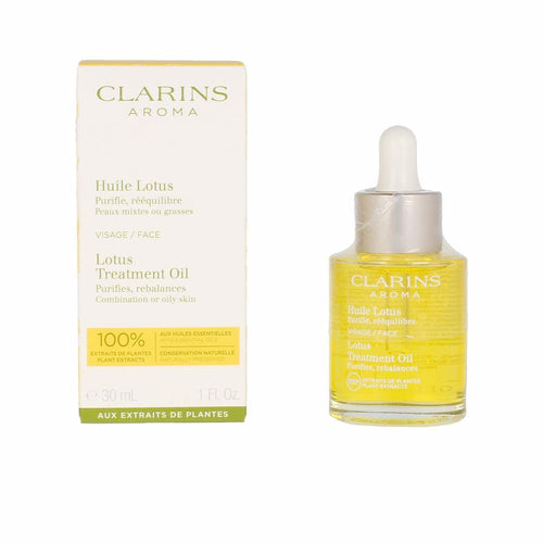 Clarins Huiles Lotus Face Oil For Combination Skin Pore Perfecting