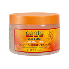 Cantu For Natural Hair Custard Para Un Cabello Definido Y Brillante Con Aloe Vera