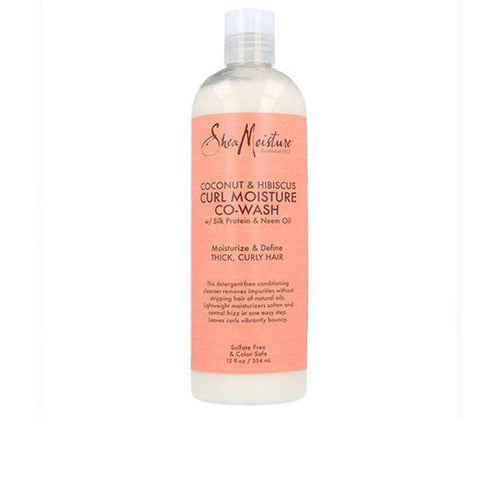 Shea Moisture Coconut & Hibiscus Cleansing Conditioner For Curly Hair Sulfate Free