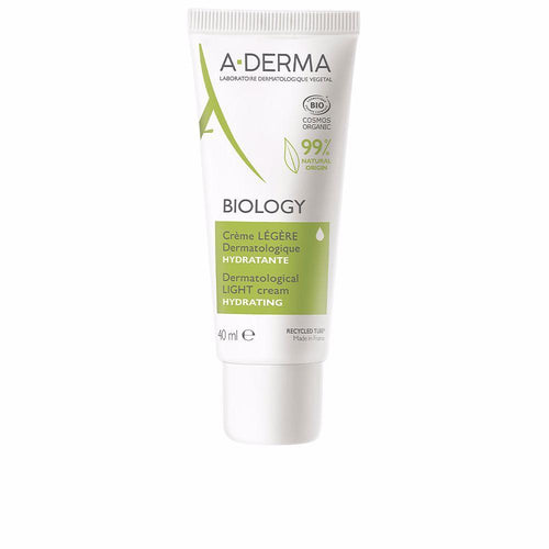 A-Derma Biology Crème Hydratante Légère Hydrate 24 Heures Naturellement