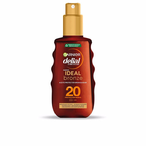 Garnier Delial Ideal Bronze Sunscreen Cosmetic Protective Oil SPF20 Sun Kissed Glow