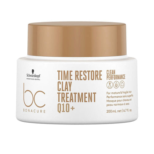 Schwarzkopf Bc Time Restore Q10+ Mascarilla Capilar De Arcilla Cabello Suave Y Brillante